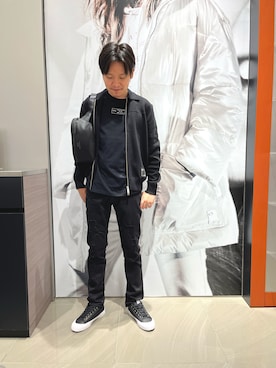「ARMANI EXCHANGE（アルマーニエクスチェンジ）のアイテム」を使った、Riさん（メンズ・175cm）の秋コーディネート