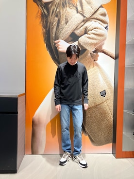 「ARMANI EXCHANGE（アルマーニエクスチェンジ）のアイテム」を使った、Riさん（メンズ・175cm）の秋コーディネート