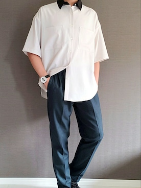 夢乃　ユズルさん（メンズ・172cm）の夏コーディネート