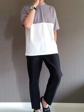 「TRIWA（トリワ）のアイテム」を使った、夢乃　ユズルさん（メンズ・172cm）の夏コーディネート