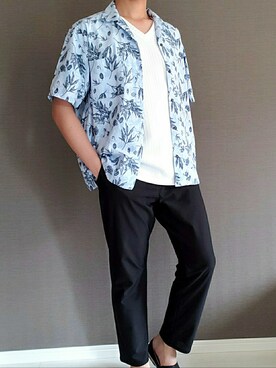 夢乃 ユズルさん(メンズ・172cm)の夏コーディネート