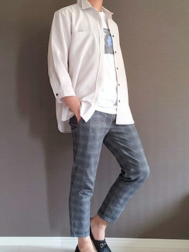 夢乃　ユズルさん（メンズ・172cm）の夏コーディネート