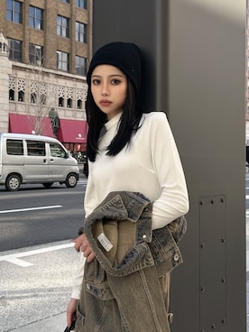 miiaさん（レディース・160cm）の冬コーディネート