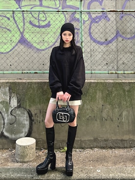 miiaさん（レディース・160cm）の冬コーディネート