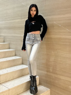 miiaさん（レディース・160cm）の冬コーディネート