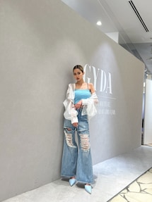 3way GDビジューMOLDチェーンストラップポインテッドミュール