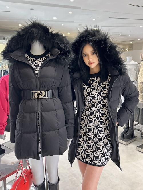 ♡大人気完売品♡ GYDAベルト付きロングダウンコート GYDAベルト付きロングダウンコート