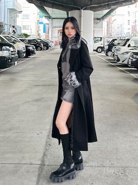 miiaさん（レディース・160cm）の冬コーディネート