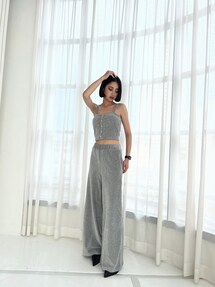 SET着用可】カットコーデュロイワイドパンツ｜ジェイダ（GYDA