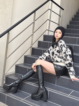 miiaさん（レディース・160cm）の冬コーディネート