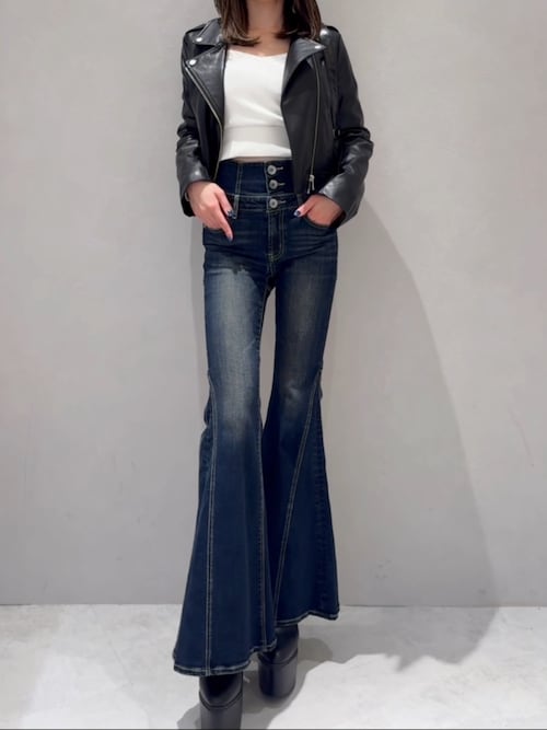 フェイクレザーライダースジャケット（ライダースジャケット）｜GYDA