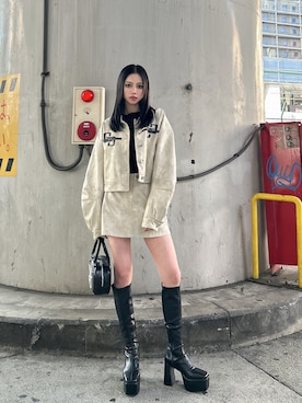 miiaさん（レディース・160cm）の冬コーディネート