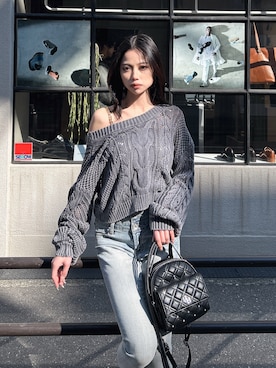 miiaさん（レディース・160cm）の春コーディネート