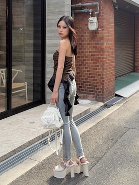 miiaさん(レディース・160cm)の春コーディネート