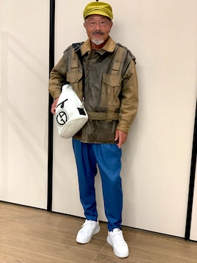 「GIORGIO ARMANI（ジョルジオアルマーニ）のアイテム（ジャケット/アウター）」を使った、ryooooootanさん（メンズ・170cm）の秋コーディネート