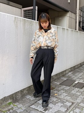 SAYAさん（レディース・161cm）の冬コーディネート