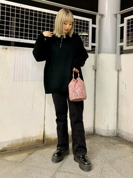 SAYAさん(レディース・161cm)の冬コーディネート