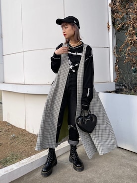 SAYAさん（レディース・161cm）の冬コーディネート