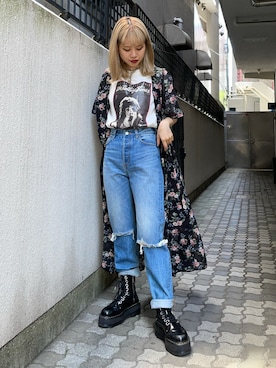 SAYAさん（レディース・161cm）の春コーディネート