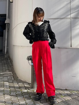 SAYAさん（レディース・161cm）の冬コーディネート