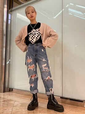 SAYAさん（レディース・161cm）の春コーディネート