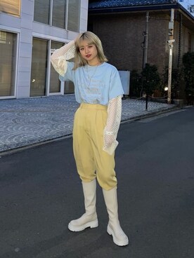 SAYAさん（レディース・161cm）の春コーディネート