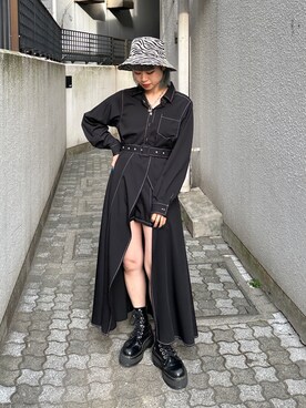 SAYAさん(レディース・161cm)の冬コーディネート