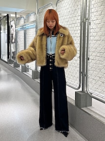 WEB限定】ベルトミドルファーコート｜ジュエティ（jouetie）公式