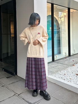 SAYAさん（レディース・161cm）の冬コーディネート