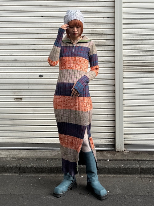 jouetie×HTH】スリットニットワンピース【コラボ】（ワンピース