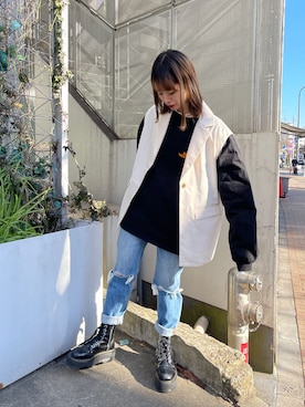 SAYAさん(レディース・161cm)の冬コーディネート