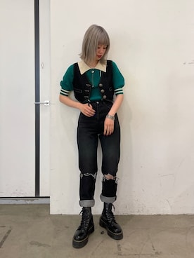 SAYAさん（レディース・161cm）の春コーディネート