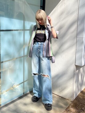 SAYAさん（レディース・161cm）の春コーディネート