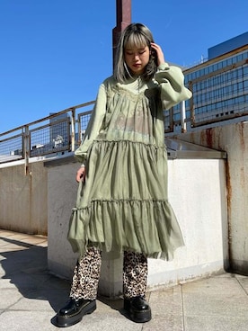 SAYAさん(レディース・161cm)の冬コーディネート