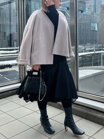 STOLE V NECK SHORT CT｜ステンカラーコート | ELENDEEK （エレン 