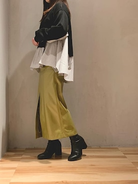 harukaさん（レディース・155cm）の冬コーディネート