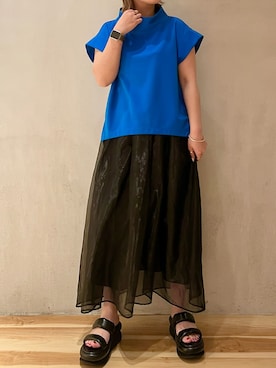 エレンディーク アシメトリックネックニット カットソー
