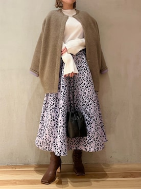 harukaさん（レディース・155cm）の冬コーディネート