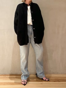 ジャケット・アウター ELENDEEK CN RACCOON CARDIGAN ELENDEEK BASIC CN RACCOON MIX CARDIGAN[RW47-412600201