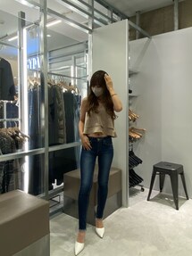 J/W HEM DAMAGE スキニーデニムパンツ｜ジェイダ（GYDA）アウトレット 