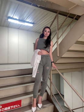 rinaさん（レディース・170cm）の春コーディネート