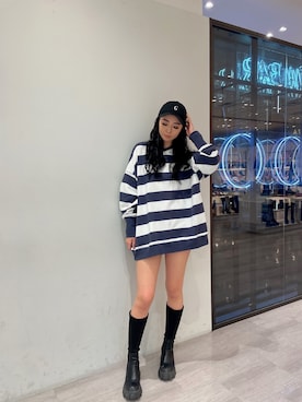 rinaさん（レディース・170cm）の冬コーディネート