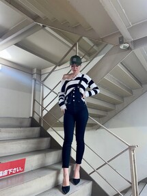 Vネックグラインダーニット TOPS｜ジェイダ（GYDA）アウトレット
