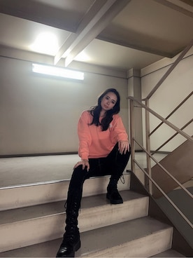 rinaさん（レディース・170cm）の冬コーディネート