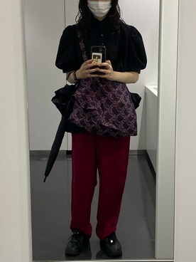 「HELK（ヘルク）のアイテム（トップス）」を使った、kirinさん（レディース・166cm）の秋コーディネート