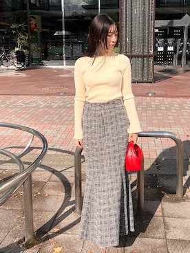 RUNA ONISHIさん(レディース・163cm)の冬コーディネート