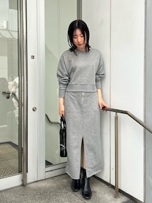 WEB限定】ラメスウェットスカート｜ラグナムーン（LAGUNAMOON