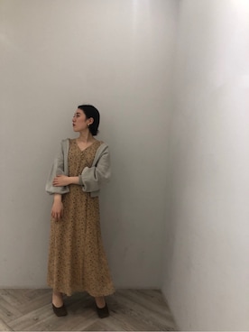 RUNA ONISHIさん（レディース・163cm）の冬コーディネート