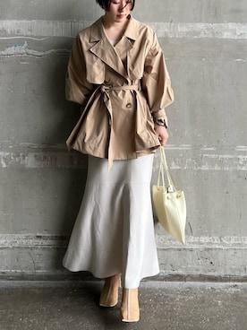 RUNA ONISHIさん（レディース・163cm）の冬コーディネート