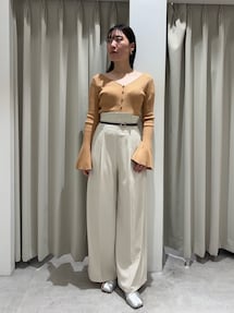 lagunamoon ケーブルスリーブニットプルオーバー ケーブルスリーブニットプルオーバー｜ラグナムーン（LAGUNAMOON